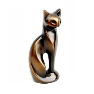 Classic Design Black Color <b>Cat</b> Crematorium <b>Urns</b> Good Quality <b>Cat</b> Cremation <b>Urn</b> Nice Design Brass <b>Urn</b> For <b>Cat</b> Ash - Product Image 4