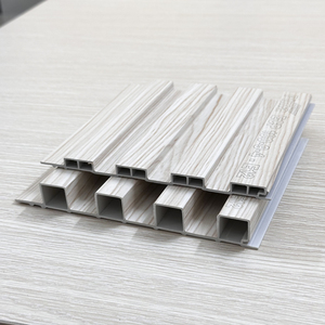 แผ่นผนังลายร่อง PVC WPC คุณภาพสูง น้ำหนักเบา โครงสร้างกลวงทันสมัย สำหรับการปรับปรุงบ้าน - Product Image 1