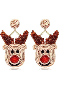 Trendige neue Modeschmuck-Ohrringe, handgefertigte Perlen-Stickerei-Ohrringe für Damen, Party-Ohrringe - Product Image 2