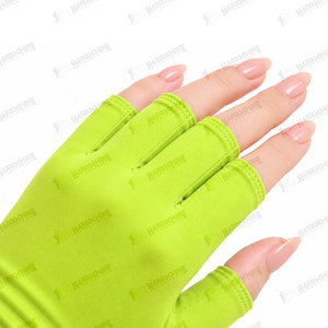 Gants fins pour femmes, pour nail art, respirants, demi-doigts, résistants aux rayons UV, légers, pour manucure, vente en gros - Product Image 4