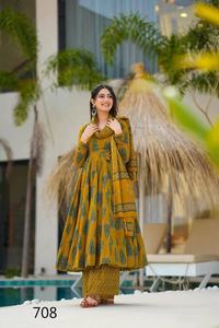 Nuevo Conjunto de Salwar Kameez de Diseñador de 3 Piezas con Estampado Digital, con Dupatta de Muselina Pura, Ropa Formal para Todas las Temporadas - Product Image 4