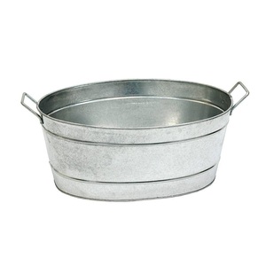 Meilleures ventes : Bac à fleurs et bac de fête en métal avec poignées pour jardin extérieur et événements, taille et forme personnalisables - Product Image 3