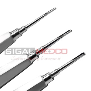 Juego de Elevadores Dentales Manuales de Acero Inoxidable Francés a Precio Económico, 6 Fórceps para Extracción de Dientes, Elevadores de Raíz para Cirugía - Product Image 3