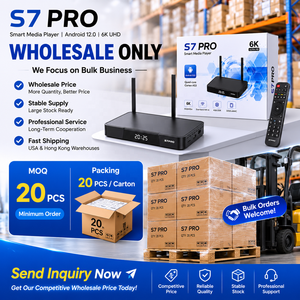 S7 Pro 6K Android <b>TV</b> Box Official Authorized Wholesale Smart Media Player USA & Hong Kong Stock DDP Shipping MOQ <b>20</b> PCS - Product Image 4
