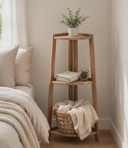 Modern <b>Wooden</b> Ladder Shelf 3-Tier Freestanding Backless <b>Bookcase</b> For Living Room Home Furniture Scandinavian Design - Product Image 3