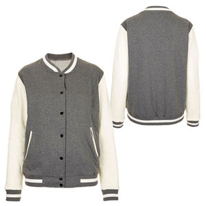 Chaqueta Varsity Personalizada al por Mayor para Hombre, Chaqueta de Béisbol de Invierno con Cuello Alto, Diseño Transpirable de Alta Calidad - Product Image 3