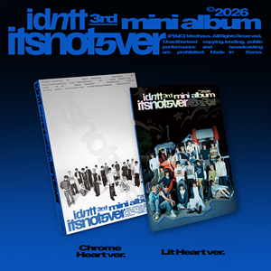 IDNTT - [ ITSNOTOVER ] 3RD MINI (Version STANDARD) Album CD KPOP, best-seller en Corée, pour tous les âges - Product Image 3