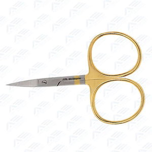 Ciseaux professionnels pour la pêche à la mouche, 3,5 pouces, demi-or, acier inoxydable, lame tranchante, ciseaux de précision pour la pêche à la mouche - Product Image 6