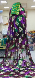 ชุดแต่งงานฟารันซาวีขายดี คุณภาพสูง ผ้าไหมแท้ 100% ระบายอากาศได้ดี พิมพ์ลายหลากสี ประดับคริสตัล ดีไซน์แบบดิรัก โซมาลี ทอแบบดั้งเดิม - Product Image 6