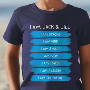 Camiseta Gráfica Little Jack para Hombre, Manga Corta, Cuello Redondo, Informal, de Algodón, Tejido Suave y Transpirable, Estampado Personalizado, Cómoda - Product Image 2
