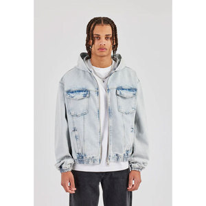 Latest Design Men <b>Denim</b> <b>Jacket</b> <b>Custom</b> Relaxed Fit Men Brand Stylish Fashion <b>Denim</b> <b>Jacket</b> by Star Crystal Enteprises - Product Image 5