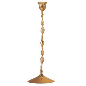 Candelabro de Metal con Acabado Antiguo de Aluminio Fundido, Portavelas de Alta Calidad para Mesa de Comedor, Decoración para Sala de Estar y Fiestas - Product Image 1