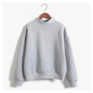 Sudadera Nueva con Cuello Alto Holgado para Mujer, Sudadera Cálida de Invierno con Bolsillo Canguro - Product Image 1