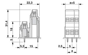 MKKDSG 3/2 - Bloque de terminales PCB 1721090 - Product Image 2