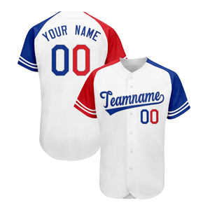 Maillots de baseball en polyester de qualité supérieure, tissu performant, fermeture traditionnelle à boutons, maille respirante - Product Image 2