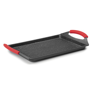 Piastra griglia a coste Eco-Stone con superficie antiaderente per uso interno ed esterno - Product Image 1