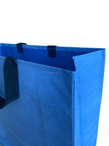 Sacs fourre-tout PP non tissés réutilisables avec logo personnalisé avec poignées solides écologiques pour les supermarchés de l'épicerie - Product Image 2