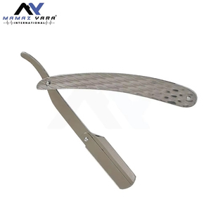 Premium Swing Lock <b>Barber</b> Razor with Genuine Stainless Steel Single <b>Blade</b> Smooth Handle Non Disposable Straight Edge Shaving Raz - Product Image 2