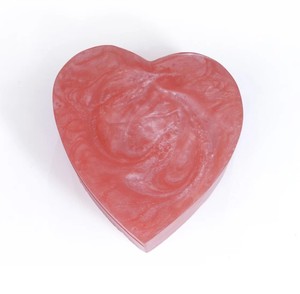 Resin Heart Decorative Storage Plate Handmade Gift for Modern Bedroom Bathroom <b>Vanity</b> and <b>Table</b> Organization Solutions - Product Image 2