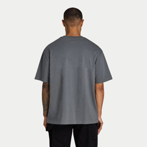 Camiseta Moderna de Corte Holgado para Hombre, 210 g/m², Mezcla de Poliéster/Algodón, Color Sólido, Logotipo Personalizado, Impresión Serigráfica - Product Image 4