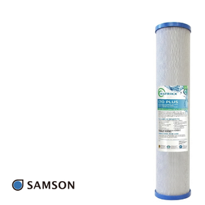 Filtre à eau certifié WQA pour point d'utilisation, purificateur de 20 pouces, charbon actif, défense maximale contre le chlore - Product Image 1