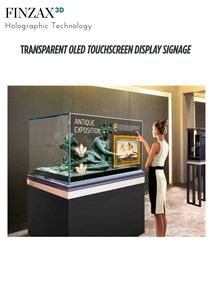 Pantalla Táctil Transparente 3D de 55 Pulgadas con Calidad de Imagen Excepcional, Superficie Antideslumbrante y Fácil Instalación para Comercios y Vestíbulos de Hoteles - Product Image 3