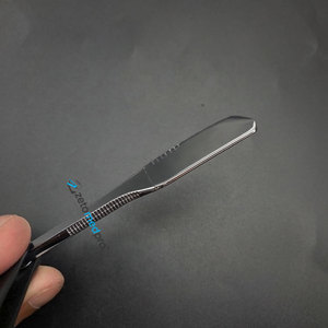 <b>Single</b> <b>Blade</b> Stainless Steel Straight <b>Razor</b> for Men's Shaving Titan Metal Free Customizable Logo <b>Razor</b> for Barbers and Face - Product Image 3