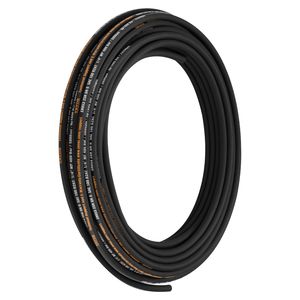 Tubo Idraulico a Spirale da 1/4 di Pollice x 100 Piedi con Superficie Liscia, 5800 PSI, Gomma con 2 Treccia in Filo d'Acciaio ad Alta Resistenza - Product Image 6