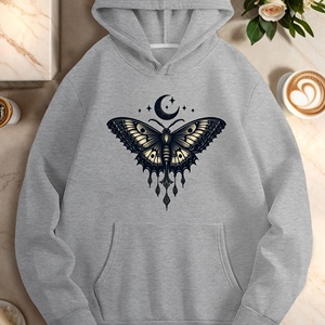 Sweat-shirts décontractés pour femmes en tricot imprimé avec des motifs complexes d'ormeaux et de lunes - Product Image 2