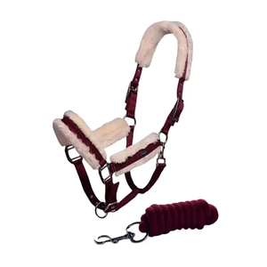 Harnais d'équitation personnalisé imprimé, rembourré en fausse fourrure chaude, avec matériau en nylon PP durable, style selle anglaise, séchage rapide - Product Image 4