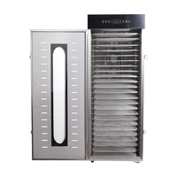 Hoge-temperatuur dehydrator voor vlees & vis, 24-bakjes commerciële droger met maximale temperatuur van 30-90°C ℃   Droogapparatuur