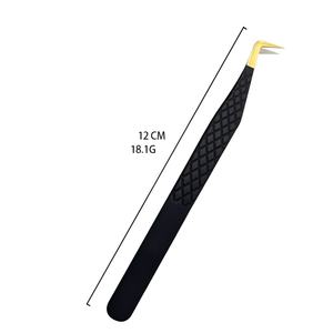 DANTRIC IMPLANTS – Kit professionnel de pinces à extensions de cils en acier inoxydable, pinces de précision à pointe en fibre lisse pour sourcils - Product Image 6