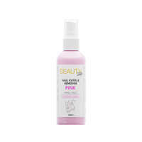 Nettoyant liquide professionnel pour cuticules en plastique rose, en gros, pour usage professionnel, adoucit les cuticules sèches, application facile
