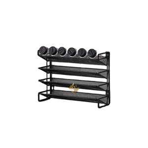 Minimalist Designer Iron Wire Mesh Work Handmade <b>Spice</b> <b>Storage</b> Racks Latest Arrival Home and Kitchen 4 Layers Iron <b>Spice</b> Holder - Product Image 1