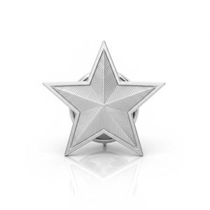 Accesorios de lujo para trajes de hombre, pin de estrella de plata de ley 925 personalizado. - Product Image 5