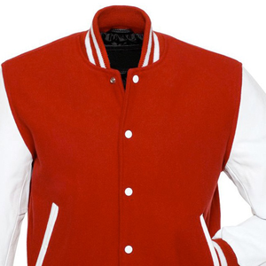 Custom Varisty <b>Jacket</b> Embroidered Logo High Quality Wool Leather Baseball <b>Jacket</b> - Product Image 5