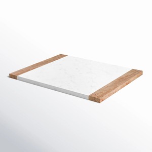 Tabla de Cortar de Madera, Forma Rectangular, Antideslizante, Grano de Madera Natural, Tabla de Cocina, Paquete Individual - Product Image 2