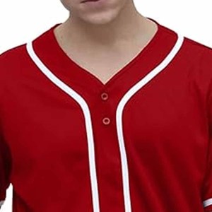 ชุดเบสบอลแบบสั่งทำคุณภาพสูง ปุ่มครบชุด พร้อมชุดคอมโบ แห้งเร็ว ระบายอากาศได้ดี  โหลดข้อมูลโดย Dress Sports - Product Image 2