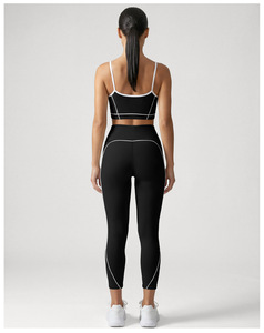 Custom Gym Fitness Clothing Outfits Active Wear 2 Pieces Yoga Sets For Women - Product Image 2