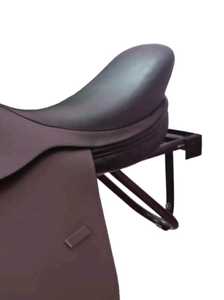 Silla de Montar Inglesa de Cuero para Salto, Cómoda y Duradera, con Estructura de Madera y Herrajes de Latón Niquelado - Product Image 3