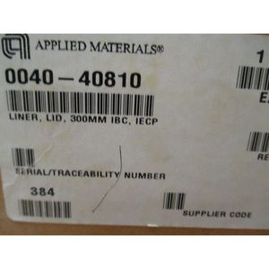 AMAT 0040-40810 ไลเนอร์, ฝาปิด, 300MM IBC, IECP - อุปกรณ์และชิ้นส่วนเซมิคอนดักเตอร์ระดับโลกที่เชื่อถือได้ - Product Image 3