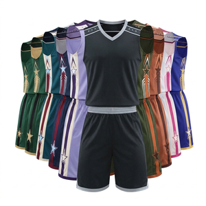 2026 High Quality Breathable 100% <b>Polyester</b> Sleeveless Adult Unisex Basketball Uniform Sublimation Set OEM Service Wholesale - Product Image 1