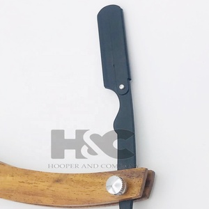 Top selling Wood Handle <b>Razors</b> High quality Wooden Handle <b>straight</b> <b>Razor</b> Replaceable Blade Shaving <b>Razor</b> With Custom Logo - Product Image 4