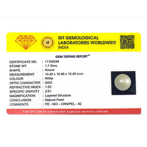 Perle d'eau douce de qualité AAAA de 8,5 carats pour la fabrication de bijoux - Product Image 3