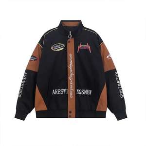 2026 New Men's Coats <b>F1</b> Racing Suit <b>Ferraris</b> Team Riding Suit Loose Casual Motorcycle Suit Winter Cotton Embroidered <b>Jacket</b> - Product Image 3