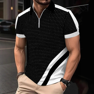 Casual Wear Men Polo Shirts Hot Selling New Design Custom Logo Solid Color Breathable Cotton Polo Shirts Plus Size <b>Classic</b> Wear - Product Image 3