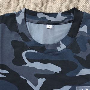 Camisetas de Algodón de Manga Corta con Cuello Redondo, Ajuste Delgado, Secado Rápido, Transpirables, Ecológicas, de Alta Calidad para Hombre, con Logotipo Personalizado - Product Image 3