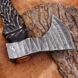 Wholesale Multi-purpose Use Different Color Rose Wood <b>Handle</b> High Carbon Steel Tomahawks Double Blade Industrial Grade <b>Axes</b> - Product Image 2