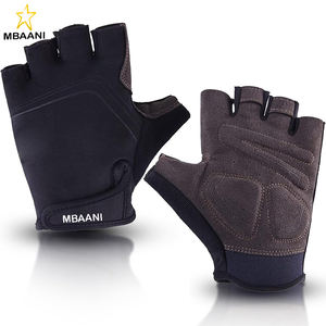 Gants de cyclisme et de musculation pour l'entraînement en salle, gants de vélo pour hommes et femmes, gants sans doigts légers, extensibles, durables et rembourrés - Product Image 1