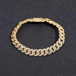 Bracelet en argent plaqué, diamant naturel de luxe, polissage brillant, certifié IGI, style hip-hop, disponible à un prix raisonnable en provenance d'Inde - Product Image 5